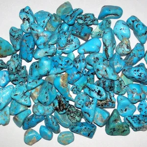 Turquoise gemstone, available to set into your piece at Bintang Sanur Jewelry Workshop